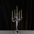 China professional manufacture wholesale tall wedding crystal candle holder with hanging crystals